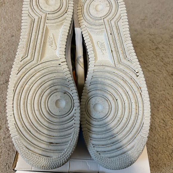 Nike Air Force 1 “Nike By You” Sneakers with Blue and Yellow Accents - Picture 8 of 9